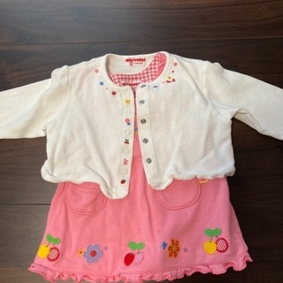 ミキハウス女の子用ベビー服80¥2800