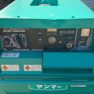 鹿児島発　ヤンマー ディーゼルエンジン発電機兼用溶接機YW300S-2です。の画像