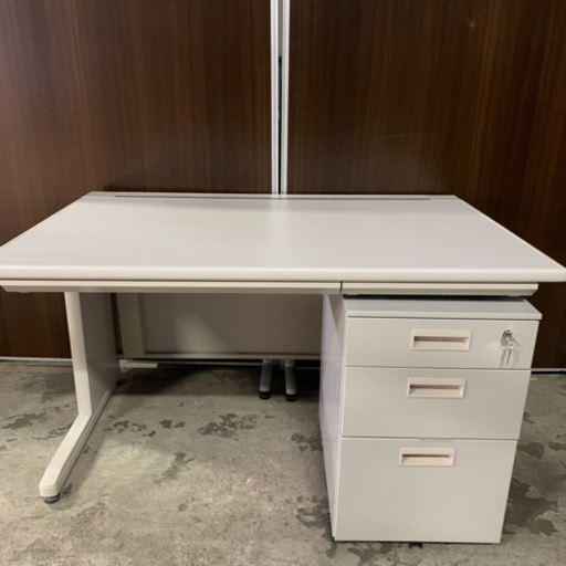 KOKUYO 事務机と袖机のセット 事務用品 机 PCデスク オフィス 菊TK②