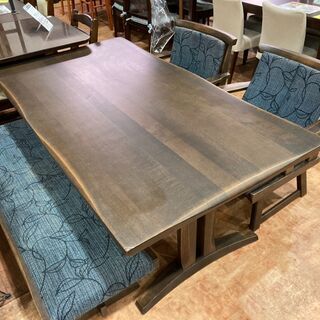 【愛品館市原店】イバタインテリア　ベンチダイニング4点セット【管...