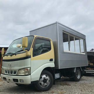 【お得】135万　キッチンカー2tトラック車検1年付　マニュアル7.2万キロの画像