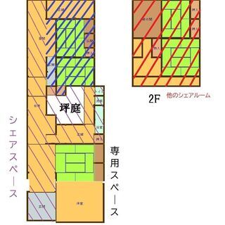 生活困窮者は初期費用も家賃も完全無料（生活保護を受給してもらいます）、広い戸建ての2部屋が2.9万　家財や自転車など各種サービスあり - 不動産
