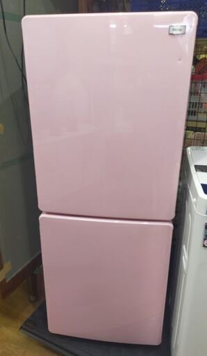 【着払い対応可能！！旧鹿児島市内送料無料】 リサイクルストアスターズ城西店 2018年製 ハイアール HAIER JR-NF148A W ファン式 冷蔵冷凍庫 148L 右開き 2ドア ピンク×ホワイト