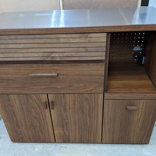 🤩お値下げしました🤩東馬 キッチンカウンター 天板ステンレス使用