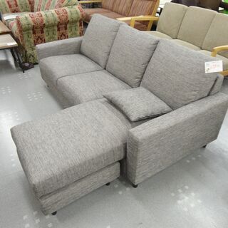 NITORI ニトリ 3人掛けソファ オットマン付き 3Pソファ モノ市場半田店131の画像