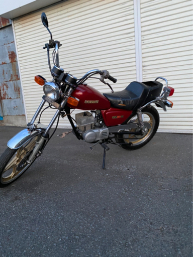 値下げ！希少スズキGN50！原付バイク！50cc！旧車！実働！即乗り可能！2スト！キャストホイール！
