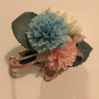 結婚式　和のブーケの画像