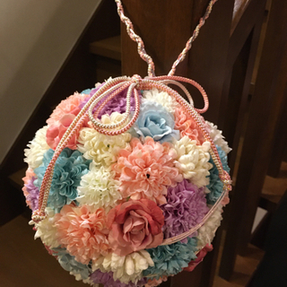 結婚式　和のブーケの画像