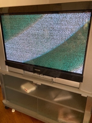 ブラウン管テレビ　テレビ台付き