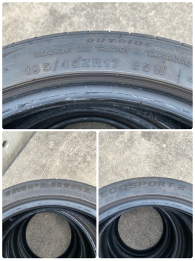【ご成約‼️】♦️195/45R17 IMPERIAL ECO SPORT 2♦️4本セット♦️