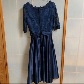 <美品>パーティドレス(ネイビー)の画像