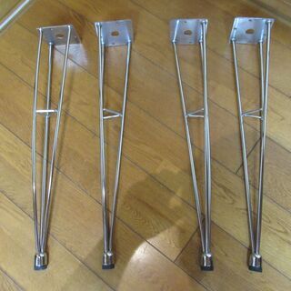 DIY部品　4本セット　テーブルスチール脚のみ　ニトリ ダイニン...