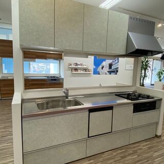 【1点限り】展示品システムキッチン（未使用品）クリナップ製/食洗機付き