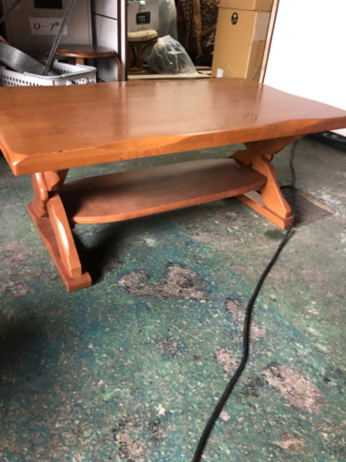 中古木製テーブル