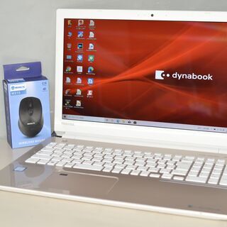 Windows10+office 新品爆速SSD512GB 東芝dynabook T75/FGD 高性能 i7-8550U/メモリ8GB/WEBカメラ/15.6インチ/ブルーレイ/HDMI/便利なソフト