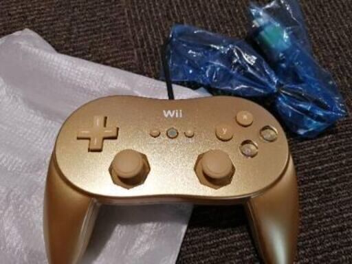 wiiのコントローラー ゴールド
