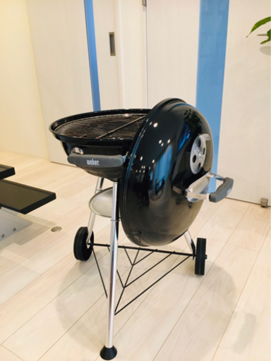 美品　Weber社製　バーベキュー　スモーク　炭火　グリル　47センチ