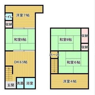 御所市 西柏町 (御所駅) 2階建 6SLDK　中古一戸建て