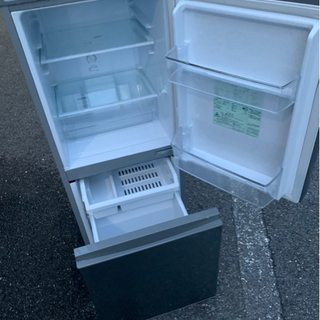 🔰当日配送‼️配送無料🚛 スタイリッシュ 2ドア冷蔵庫 アクア🏅清掃済み✅　洗濯機　も出品　🔹大阪　兵庫　京都　奈良　滋賀　和歌山　　　　　の画像