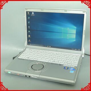 日本製 ノートパソコン Windows10 中古美品 12.1型ワイド 松下 Panasonic CF-N9JWCDDS Core i5 4GB 無線 Wi-Fi Office 即使用可能