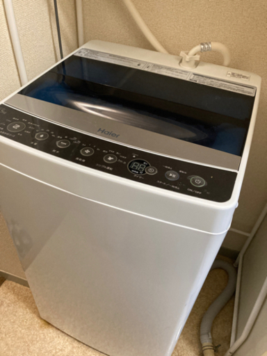 【売約済み】縦型洗濯機/2019年製Haier(9/25引取希望)