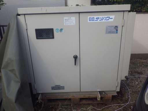 【他にて取引完了】発電機50/60Hz可　整備済み