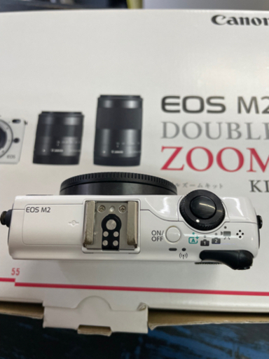 EOS M2 ミラーレス 一眼 ダブルズームキット ホワイト 2021/09/02