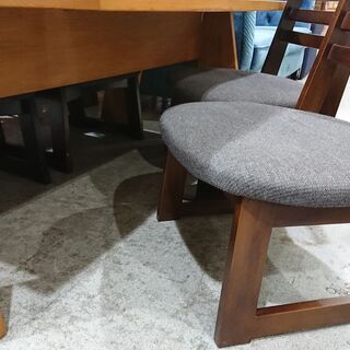 価格見直しました！静岡家具｜四季｜低座ダイニング5点セット