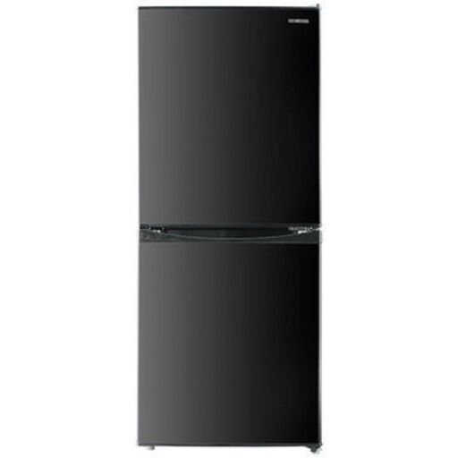 【店舗お渡し限定】アイリスオーヤマ  142L ノンフロン冷蔵庫 2ドア ブラック系 一人暮らし 洗浄・除菌済み　 IRSD-14A-B
