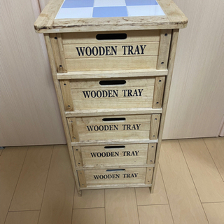 (受渡予定有)棚　収納ラック　木製　アンティーク調