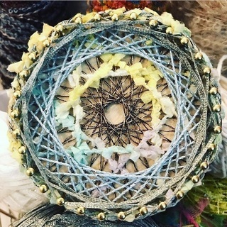 お試し体験♪ミニ糸かけ曼荼羅コースターを作ろう！の画像