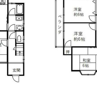 【千里中央駅】戸建🏘トイレ２箇所あります🚻