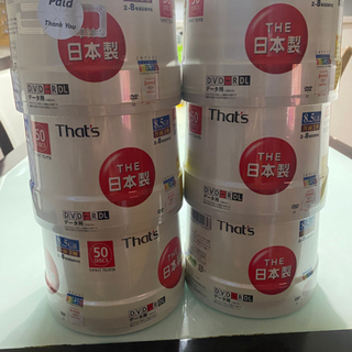 値下げしました！That's DVD-R DL  データ用　50...