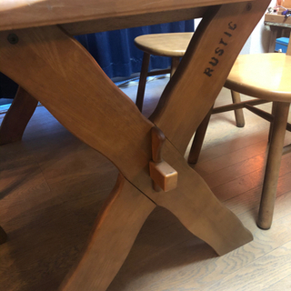 カリモク RUSTIC ダイニングセットの画像