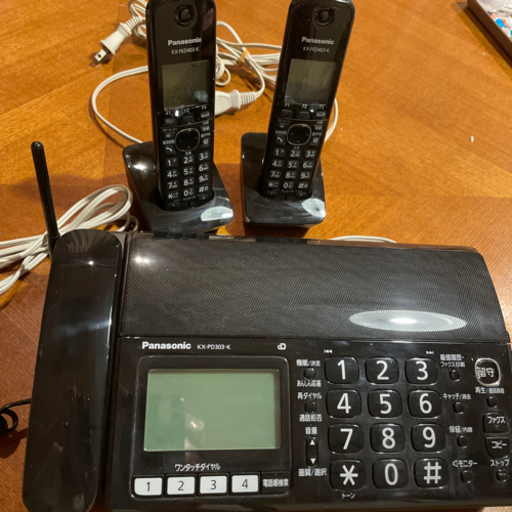 パナソニック　電話　ファックス　美品
