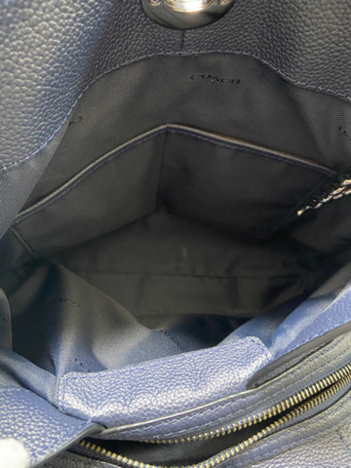 coach コーチ　トートバッグ　ショルダーバック　ネイビー　新品
