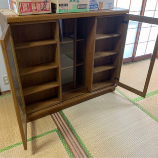 本棚　大容量　上下段　二列