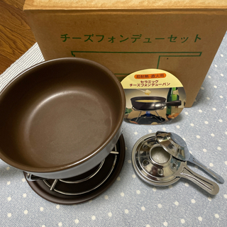チーズフォンデュセット☆美品の画像