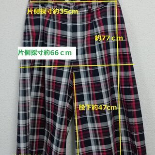 【未使用・日本製】BEAMS LIGHTS ビームスライツ チェックパンツ 38の画像