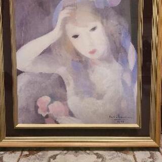 絵画　マリー·ローランサン作　VALENTINE