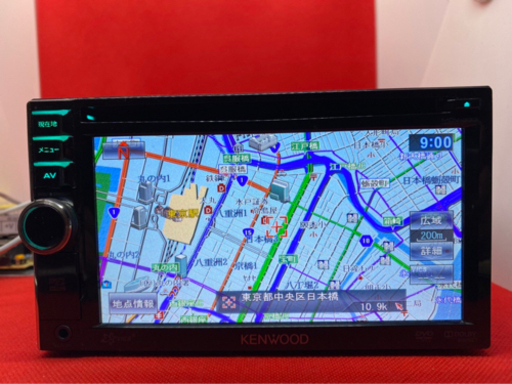 KENWOOD 最新地図　MDV-333 取扱説明書　新品パーツ多数　フルセット使いやすいナビです