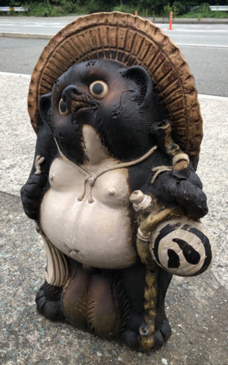 ⭐︎中古品　信楽焼　福狸　20号　陶器タヌキ⭐︎