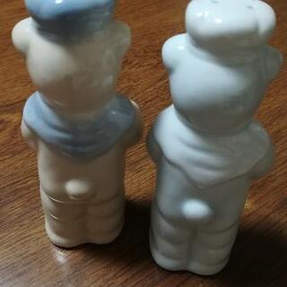 【新品】くまの塩　胡椒入れの画像