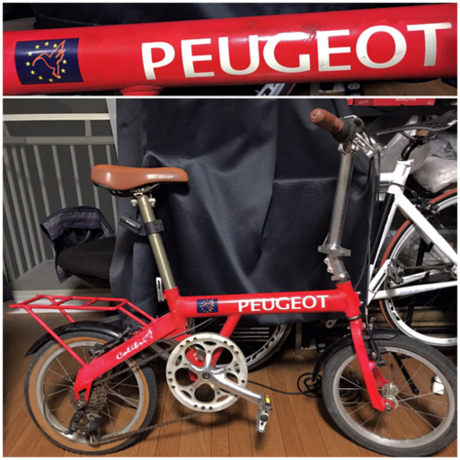新入荷 PEUGEOTプジョー定価6万円程Colibri16折り畳み自転車ミニベロ 自転車本体
