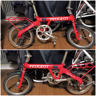 中古 折りたたみ自転車/PEUGEOT プジョーコリブリ 16インチ