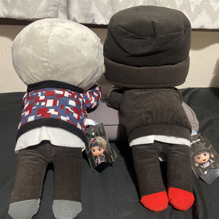 BTS グク&V 寝そべり ぬいぐるみの画像