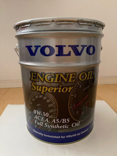 ボルボ 純正エンジンオイル スーペリアオイル 20ℓ缶