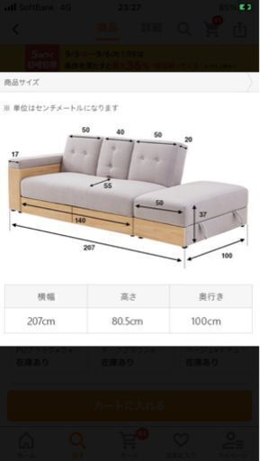 【引取限定】ソファベッド(値引き交渉可)