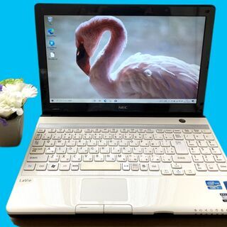 2世代Corei7 新品SSD256GB/メモリ8GB/Windows10/DVDマルチ/Office/NEC LaVie G PC-GL176A3AS
