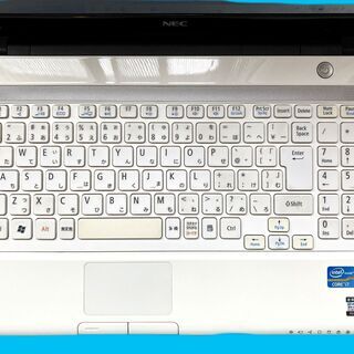2世代Corei7 新品SSD256GB/メモリ8GB/Windows10/DVDマルチ/Office/NEC LaVie G PC-GL176A3ASの画像